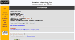 Desktop Screenshot of klarinette24.de